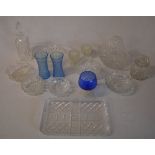 Glassware including a decanter, lidded j