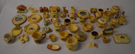 Large selection of Manor Ware pottery in