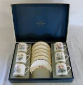 Royal Worcester coffee cup set