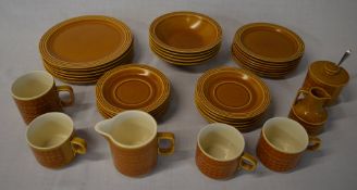 Hornsea 'Saffron' pattern part tea servi