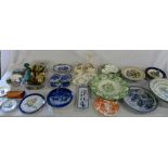 Various ceramics inc Spode, Royal Copenh