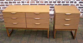 Retro Europa chest of drawers & side cab
