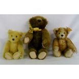 3 small Steiff teddy bears