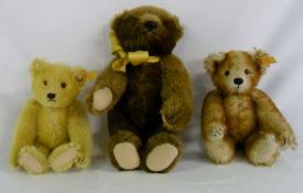 3 small Steiff teddy bears