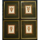 4 framed 18th century  engravings of cla