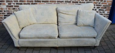 Large sofa with high sides & cushions