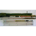 2 vintage fly rods: W G Dawson Sheffield