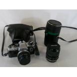 Olympus OM10 camera & Miranda lens