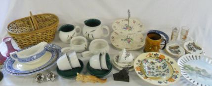Various items inc Venton ware, cake stan