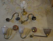 Various gas lamps converted to run on el