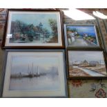 Various prints and paintings