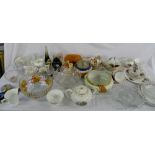 Selection of ceramics and glassware inc