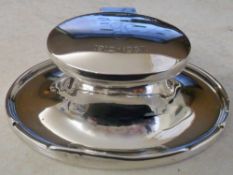 Silver capstan inkwell '1912-1937' Birmi