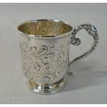 Silver Christening cup Birmingham 1904 2