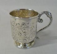 Silver Christening cup Birmingham 1904 2