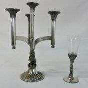 Queen's Silver Jubilee silver candelabru