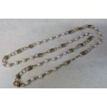 9ct gold and akoya pearl necklace length