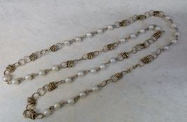 9ct gold and akoya pearl necklace length