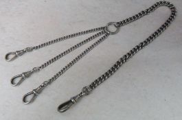 Sterling silver chatelaine dated 1900 we