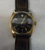 18ct gold mens Rolex Oyster Perpetual Da