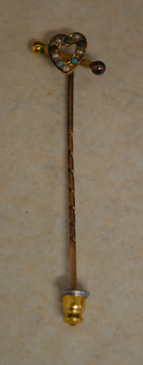 9ct gold stick pin