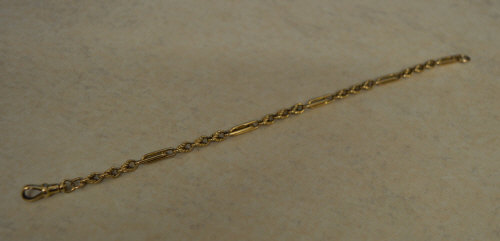 9ct gold bracelet, approx weight 8g