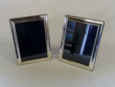 Pair of silver photo frames Sheffield wi