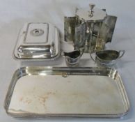 Assorted silver plate inc cigar/cigarett