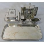 Assorted silver plate inc cigar/cigarett