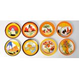 Fourteen limited edition Clarice Cliff design plates, various