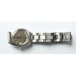 A lady's Longines automatic wristwatch with stainless steel case and bracelet