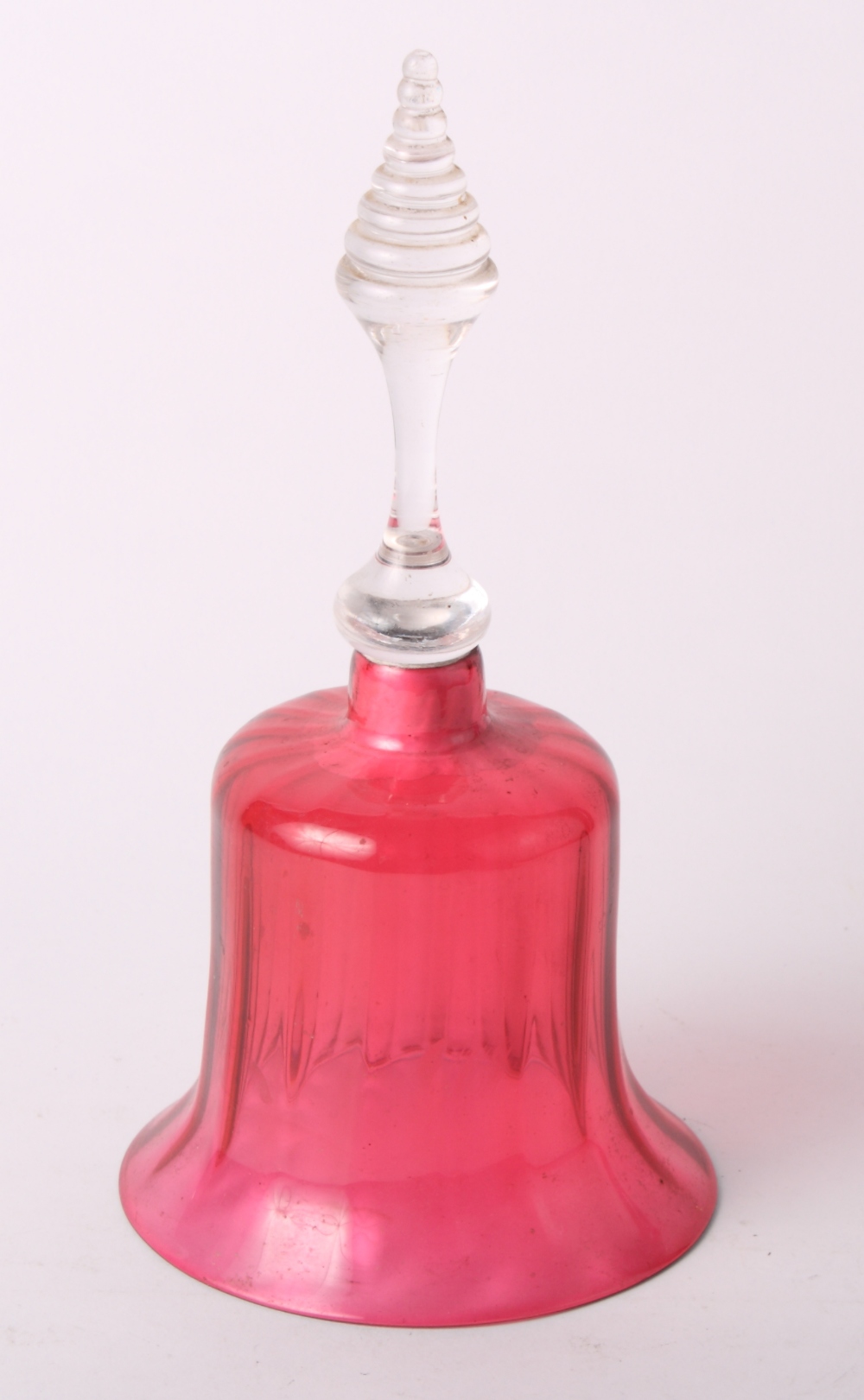 A 19th Century ruby glass bell