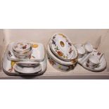 A quantity of Royal Worcester "Evesham" oven to table wares