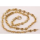 A 14ct gold 'anchor rope' necklace, 29.9g