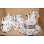 A Royal Albert "Tranquility" teaset for six