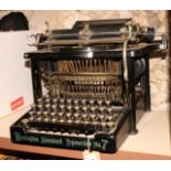 A Remington Standard No. 7 portable typewriter