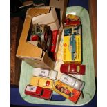 A Mamod Minor stationary live steam engine, a Dinky Toys Superior Criterion ambulance with