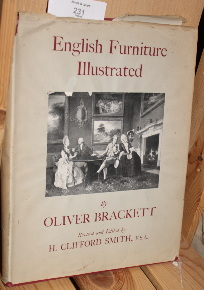 Bracket: "English Furniture Illustrated", one vol illust, dust jacket