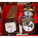 Five timepieces, various, and a lady's dress watch with crocodile strap