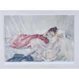 A Russell Flint limited edition colour print, "The Girl from Orio", 494/850, in strip frame