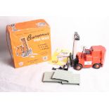 A Victor Industries battery powered model of a Conveyancer fork lift truck, in original box