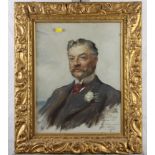 Sir Arthur Stockdale Cope RA: portrait of Lieutenant Colonel Sir Fitzroy A T Clayton KCVC, inscribed