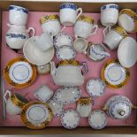 A quantity of cabinet ceramics to include Japanese and Chinese porcelain, Goss, Paragon Royal