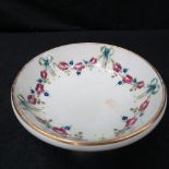 An early William Moorcroft Macintyre bowl decorated with swags of roses, c.1908, 6cm x 9cm