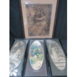 Four Victorian/Edwardian prints (three i