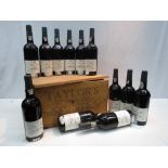 12 bottles of Taylor's vintage 1977 port