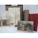 Local historical items: two maps of Bedf