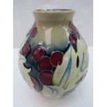 A Moorcroft vase with Acanthus design be