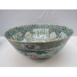 A fine Chinese 19thC enamel large bowl o