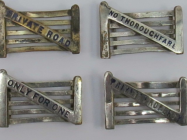 A set of four early 20thC unusual love o